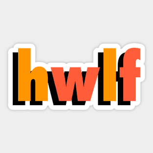 hwlf (he would love first) Sticker